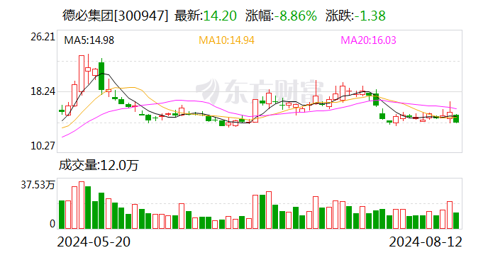 租售同权板块持续下挫 德必集团跌超9%